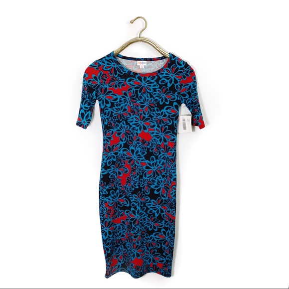 Lularoe Julia floral dress - Picture 2 of 4